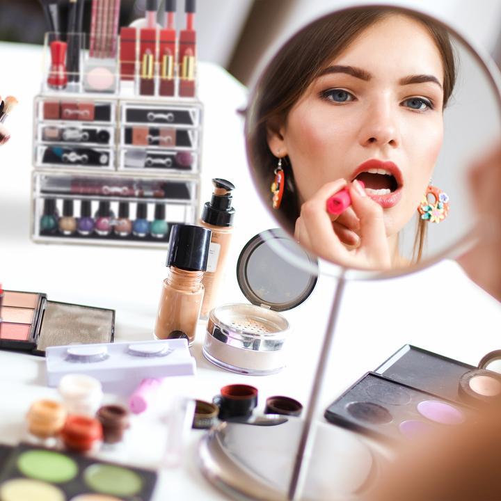 Actual product image Relaxdays Makeup Organizer