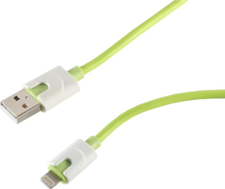 Produktbild S-Conn 14-50012 2m USB A Lightning Grün Handykabel (2 m, USB 2.0)