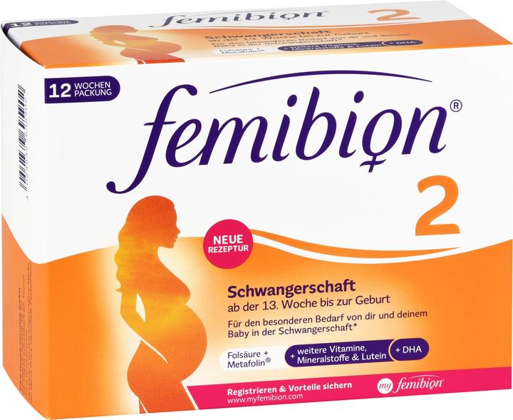 Image du produit Femibion Grossesse Comprimés et gélules (84 pièce(s), Cachets)