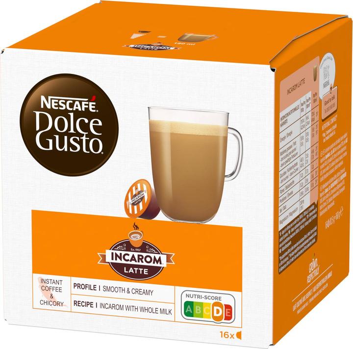 Actual product image Nescafé Dolce Gusto Incarom Latte (16 x Port.)