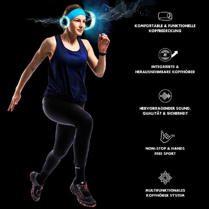 Produktbild Earebel - Elite - Hoofdband maat L/XL - on ear - koptelefoon - sport koptelefoon - hardlopen - fitness fiets (XL)