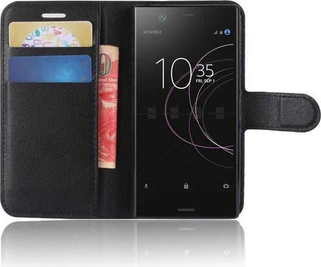 Produktbild MU Classic Leder Hülle mit Standfunktion (Sony Xperia XZ1 Compact)
