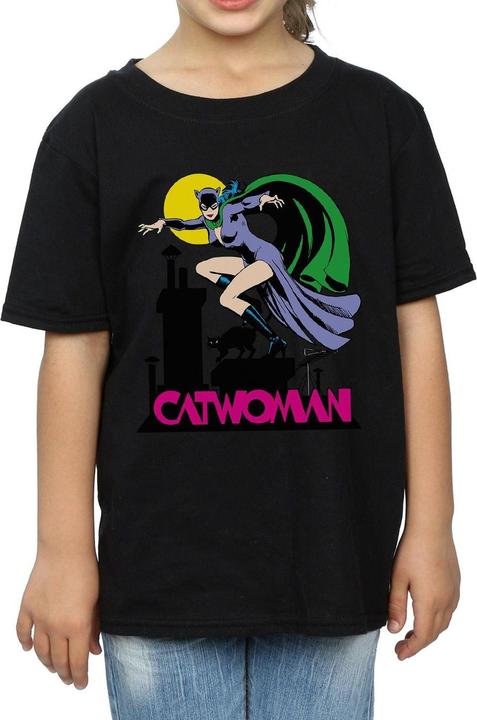 Immagine prodotto Catwoman Text Logo Maglietta Ragazze (152, 158)