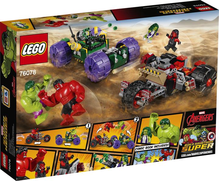Actual product image LEGO Marvel Super Heroes Hulk vs Red Hulk (76078, LEGO Marvel)