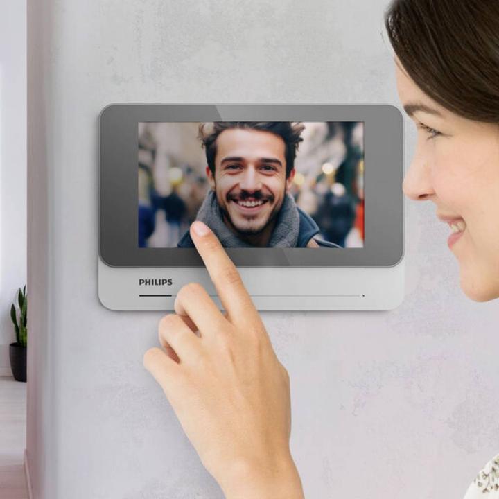 Actual product image Philips WelcomeHive Pro 2 video door intercom WLAN monitor, indoor unit (Wi-Fi)