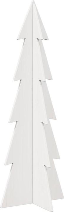 Immagine prodotto VidaXL Albero di Natale in legno Albero di Natale in legno bianco 112cm in legno massiccio di pino