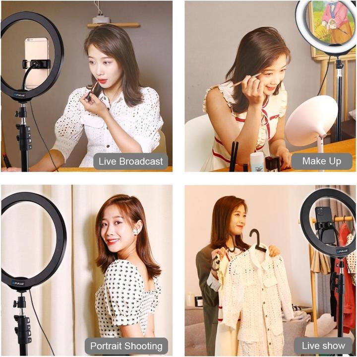 Actual product image Puluz PKT3035 Selfie Video Light 26cm (Ring light)