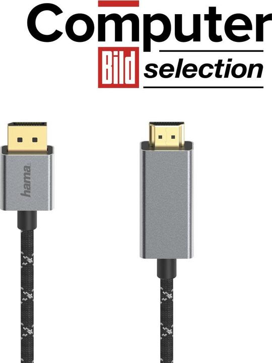 Immagine prodotto Hama DisplayPort — HDMI (Typ A) (1.50 m, DisplayPort, HDMI)