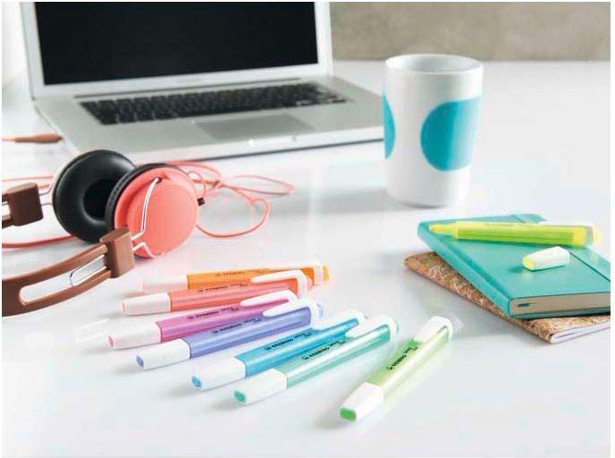Actual product image STABILO swing cool highlighter (Pink, Orange, Yellow, Blue, Green, Turquoise, 4 mm, 6 x)