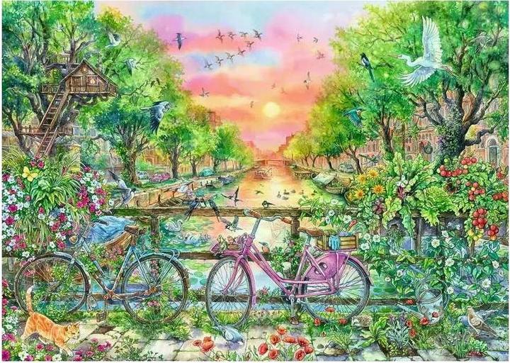 Immagine prodotto Ravensburger Puzzle 12001089- Biciclette da sogno ad Amsterdam - Puzzle da 1000 pezzi per adulti (1000 pezzi)