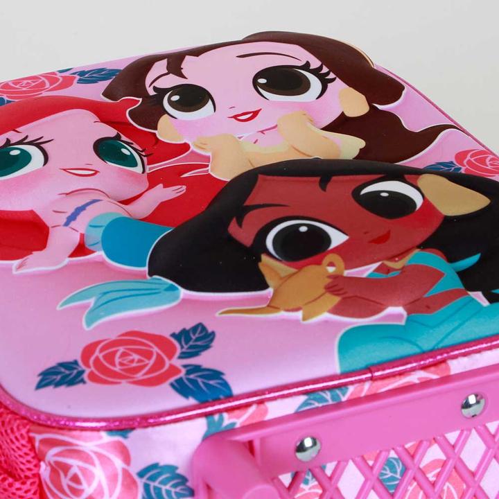 Actual product image Karactermania Small 3D Backpack with Wheels Flowers