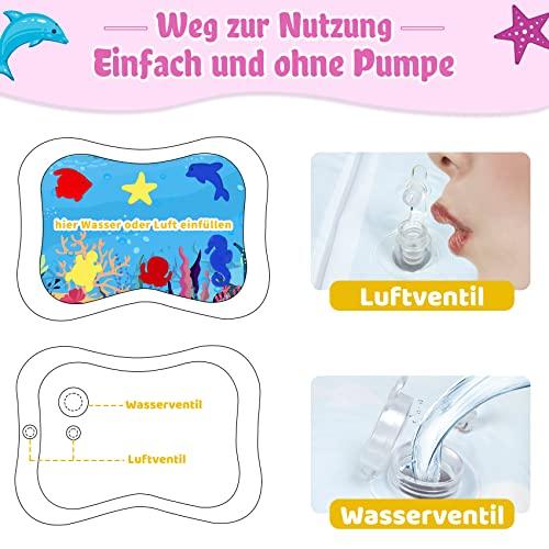 Produktbild Activity Board Wassermatte Baby, Babyspielzeug von 3 6 9 Monaten, Wasserspielmatte Baby sensorisches Spielzeug die