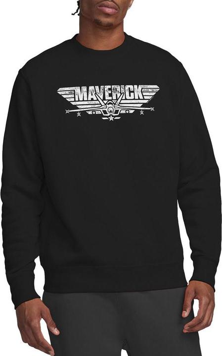 Actual product image Top Gun Unisex Adult Maverick Logo Sweatshirt (M)