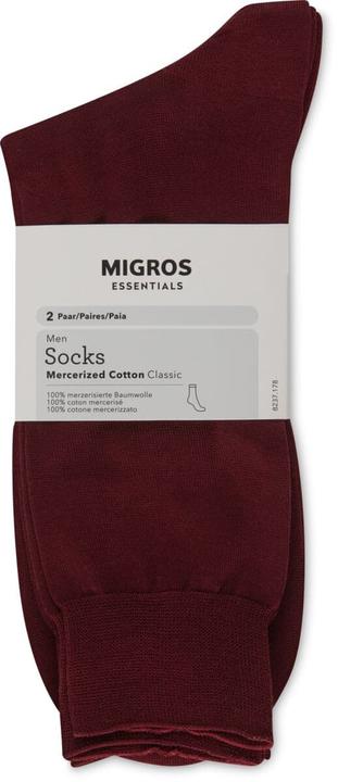 Produktbild Migros Essentials Herren Socken Mercerized Cotton 2er Pack (2er Pack, 43 - 44)