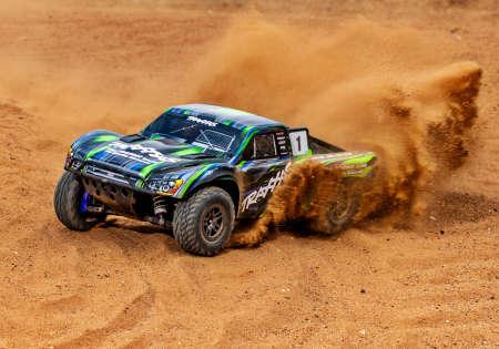 Immagine prodotto Traxxas Slash 4x4 Bl2s Green 1/10 Short-Course Rtr Senza Batteria/Caricabatteria (RTR pronto all'uso)