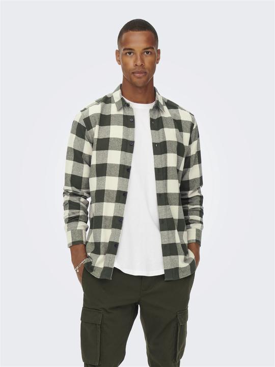 Image du produit Only & Sons Chemise à carreaux à manches longues (XS)