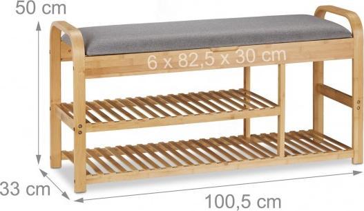Produktbild Relaxdays Schuhbank (100.5 x 33 x 50 cm)