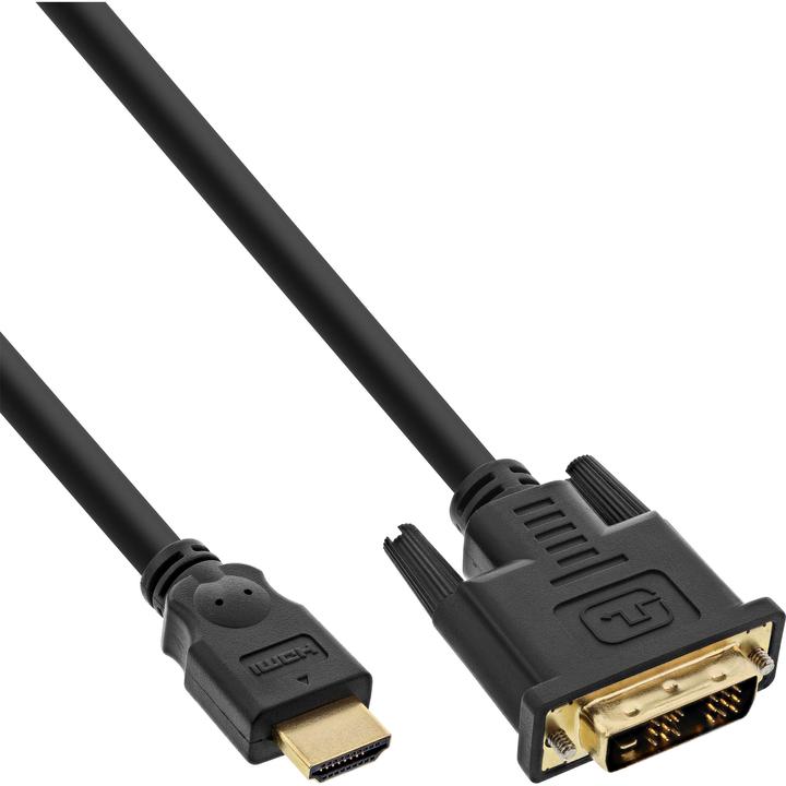 Immagine prodotto InLine HDMI (Typ A) — DVI (3 m, HDMI, DVI)