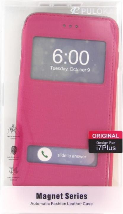 Image du produit Puloka Étui à clapet pour iPhone 7 Plus rose (Apple iPhone 7 Plus)