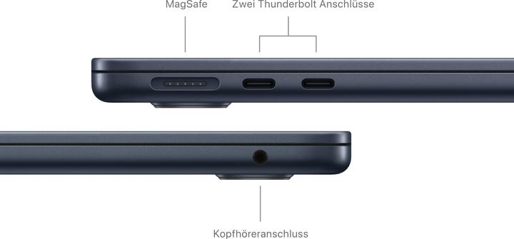 Actual product image Apple MacBook Air – 2024 (13.60", M3, 8 GB, 256 GB, DE)
