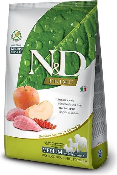 Produktbild Farmina N&D Prime Dog Wild Boar And Apple Adult Medium & Maxi 12 kg (Adult, 1 Stk., 12000 g)
