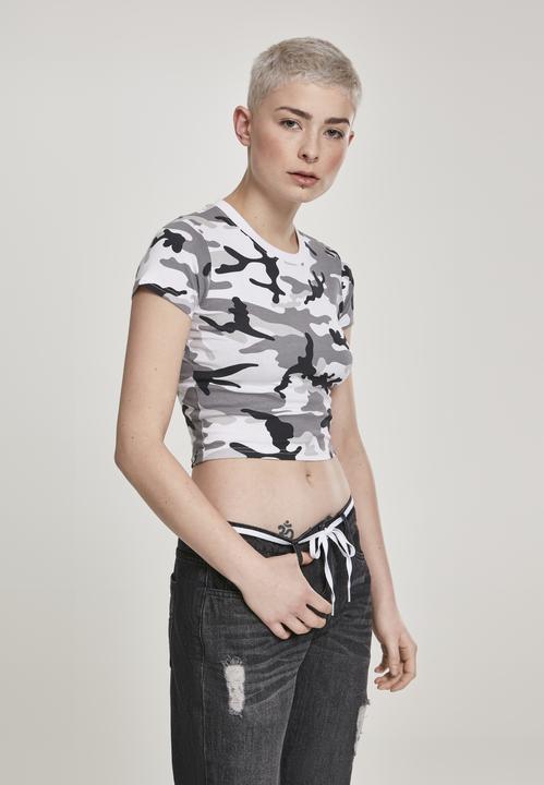 Immagine prodotto Urban Classics T-shirt in jersey elasticizzato da donna (XS)