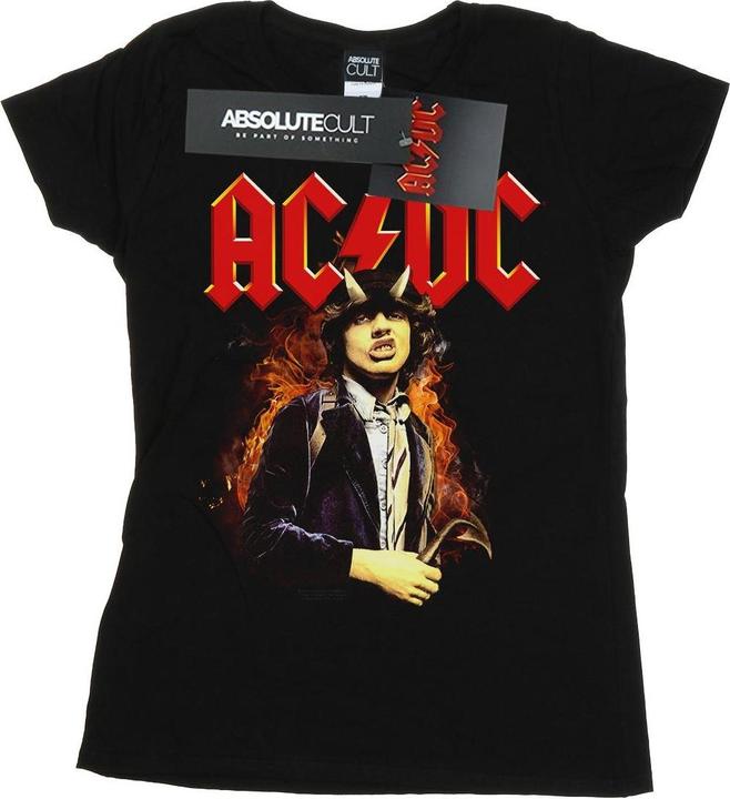 Actual product image AC/DC Womens/Ladies Angus Highway To Hell Cotton T-Shirt (M)