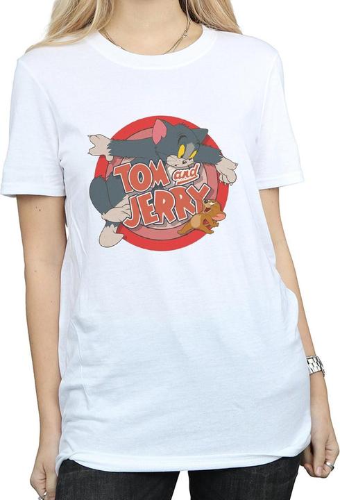 Tom & Jerry Catch Cotton Boyfriend TShirt