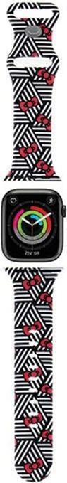 Image du produit Hello Kitty Pasek HKAWMSDIEZK Apple Watch 38/40/41mm czarny/black strap Silicone Bows & Stripes (Silicone, Apple Watch Series 1, Apple Watch Series 2, Apple Watch Series 3, Apple Watch Series 4, Apple Watch Series 5, Apple Watch Series 6, Apple Watch Series 7, Apple Watch Series 8, Apple Watch Series 9, Apple Watch SE)