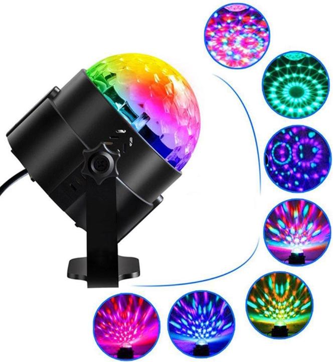 Image du produit Esmée Soundgesteuerte LED Discokugel Multicolor Partylicht (7 cm)
