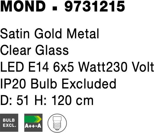 Actual product image Nova Luce Moon (E14)