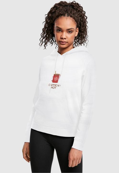 Produktbild Merchcode Ladies Caution Hot Basic Hoody - 117889 (M)