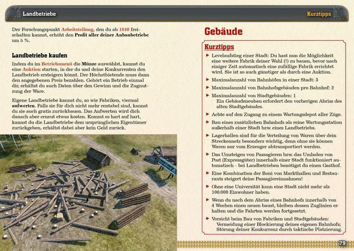 Actual product image Railway Empire 2: Die Offiziellen Guides (German, Aaron Kübler, Daniel Friedrich, Bettina Pflugbeil, Anne-Sophie Hardouin, Andreas Zintzsch, Karl-Wilhelm Koch, 2023)
