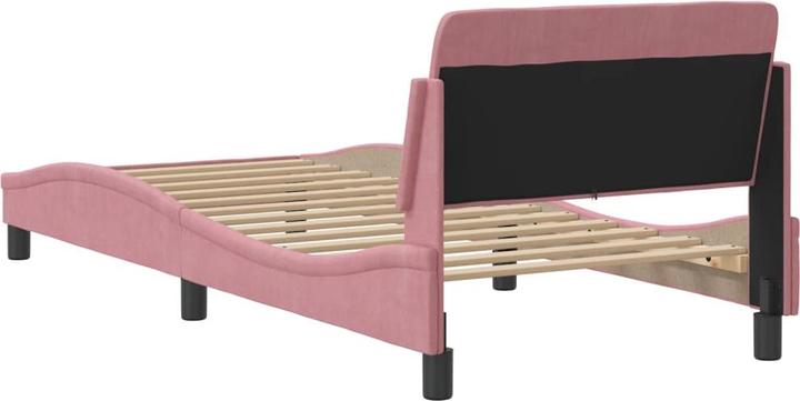 Actual product image VidaXL Bed frame with velvet headboard (90 x 200 cm)