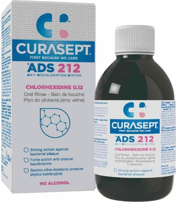 Produktbild Curasept ADS 212 Mouthwash 0.12 % (200 ml, Mundspülung)