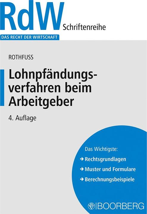 Etichetta energetica Lohnpfndungsverfahren beim Arbeitgeber (Tedesco, Peter Rothfuss, 2024)