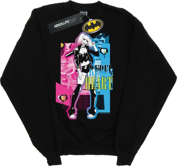 Image du produit - Sweat HARLEY QUINN REBEL HEART - Fille (116)
