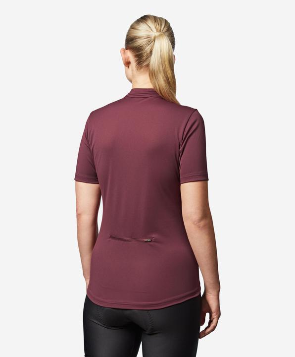 Image du produit Van rysel Maillot manches courtes vélo essential femme bordeaux (L)