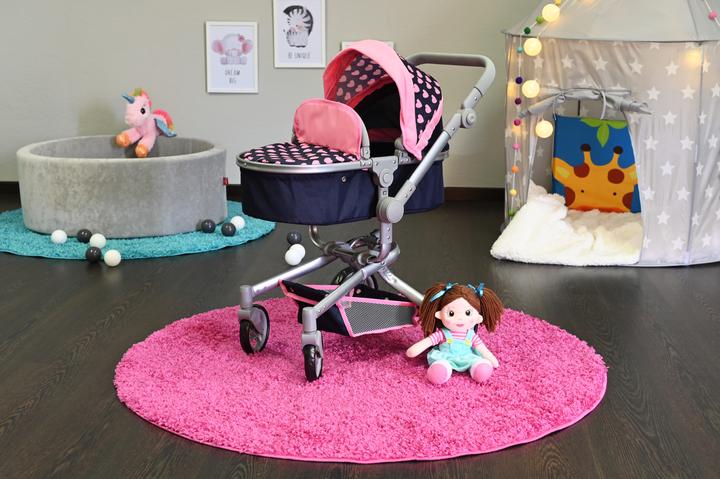 Produktbild Knorrtoys Puppenwagen Boonk - "Pink Hearts"
