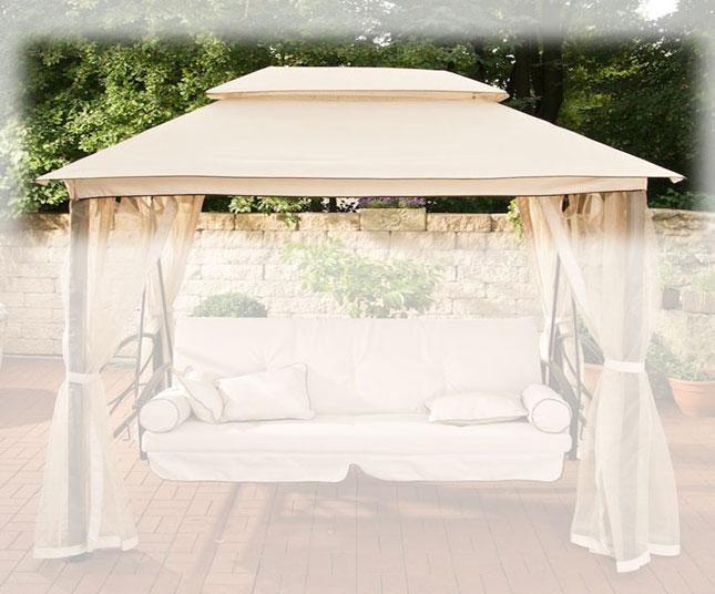 Actual product image Swisshandel24 Fabric canopy for Kenia hollywood swing, cream