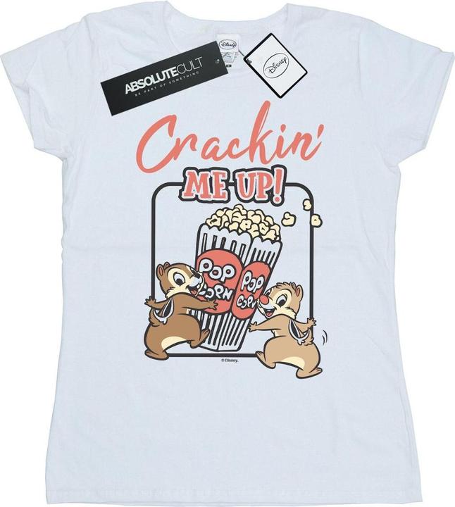 Actual product image Disney Womens/Ladies Chip N Dale Crackin Me Up Cotton T-Shirt (L)