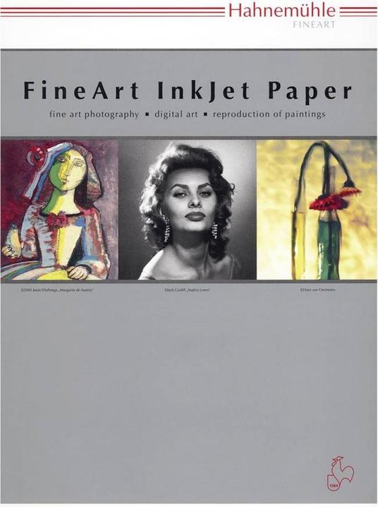 Actual product image Hahnemühle photo rag (308 g/m², A3+, 25 x)