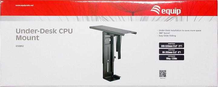 Immagine prodotto equip Porta PC per montaggio sotto il tavolo