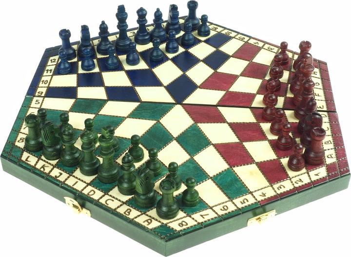 Actual product image Holzecke Chessboard for 3 players small