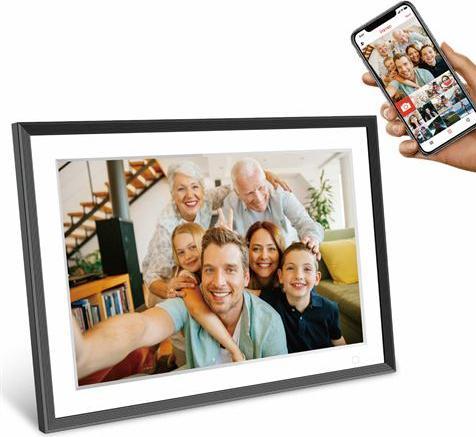 Actual product image Benel Frameo Digital Photo Frame HF-109T Black 10.1 Inch with FrameGlow (10.10", 1280 x 800 pixels)