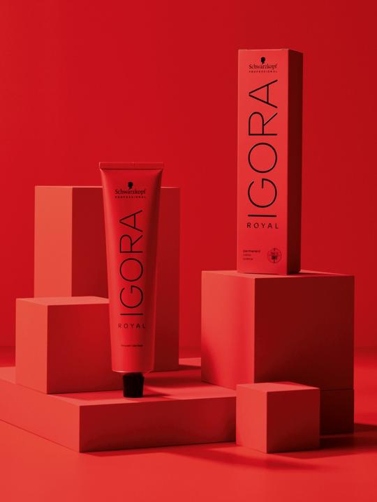 Actual product image Schwarzkopf Professional Igora Royal (5-68 Light Brown Chocolate Red)
