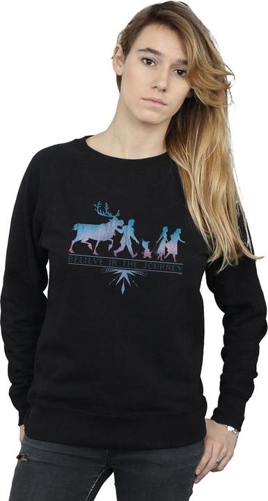 Actual product image Disney Womens/Ladies Frozen 2 Believe In The Journey Silhouette Sweatshirt (M)