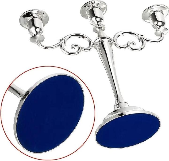 Produktbild Cbx Kerzenständer 3 Köpfe, Kerzenleuchter 3-armig, Kerzenhalter Silber