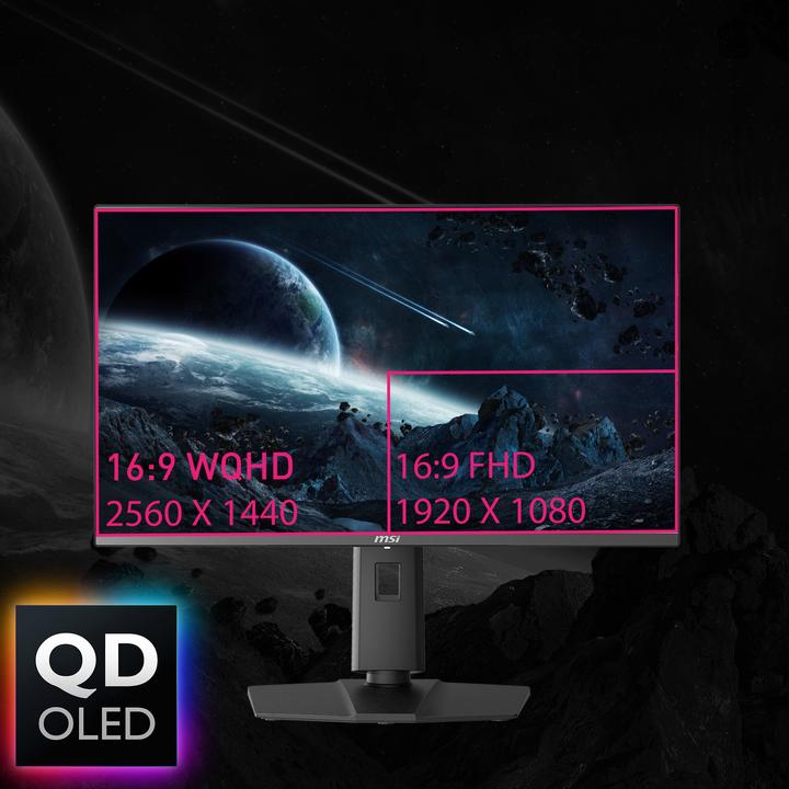 Actual product image MSI MPG 271QRXDE QD-OLED (2560 x 1440 pixels, 26.50")