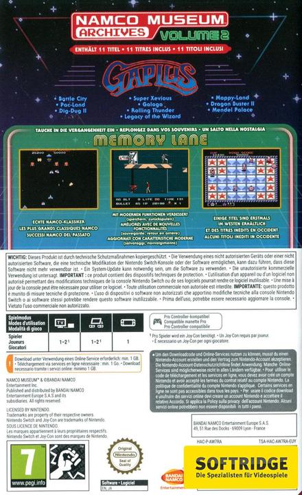 Image du produit Bandai Namco Archives du musée Namco Volume 2 - Code in a Box (Switch, Switch Lite, Switch OLED, DE)
